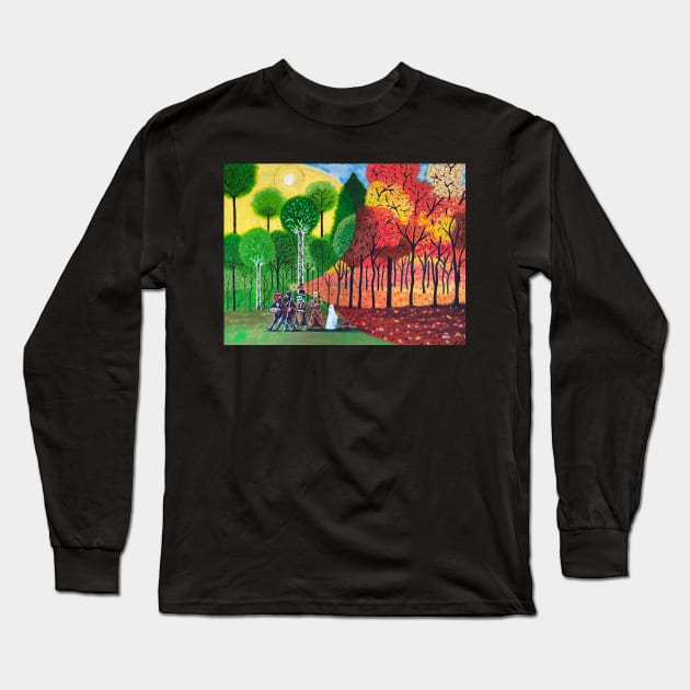 THE COMING OF AUTUMN Long Sleeve T-Shirt by jerrykirk